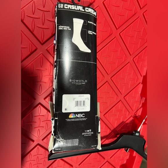 Men’s casual crew socks THE OFFICE 6 pair for shoe sz 8-9-10-11-12 - Picture 4 of 7